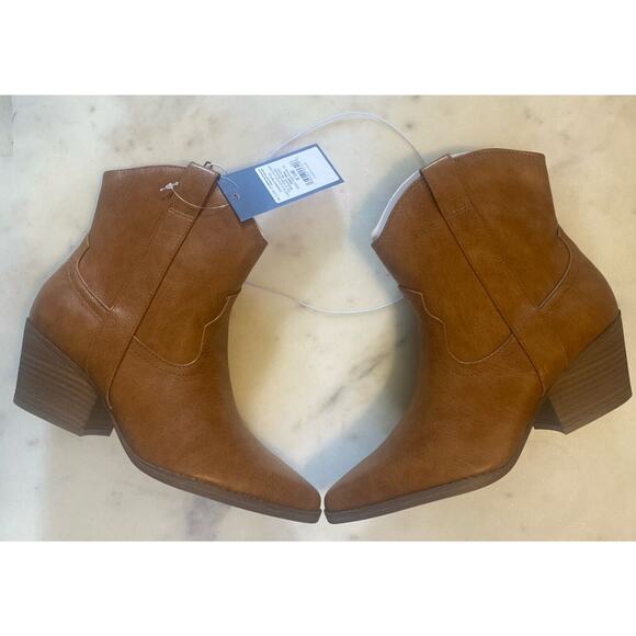 Universal Thread Boots Womens Size 5.5W NEW Western Cowgirl Country Booties - Picture 3 of 10